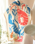 Organic Tea Towel | Seafood Platter