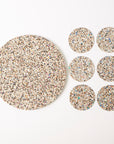 Beach Clean Round Placemats and Coasters Bundle | Table S/6