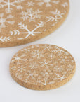 Cork Coaster | Snowflake