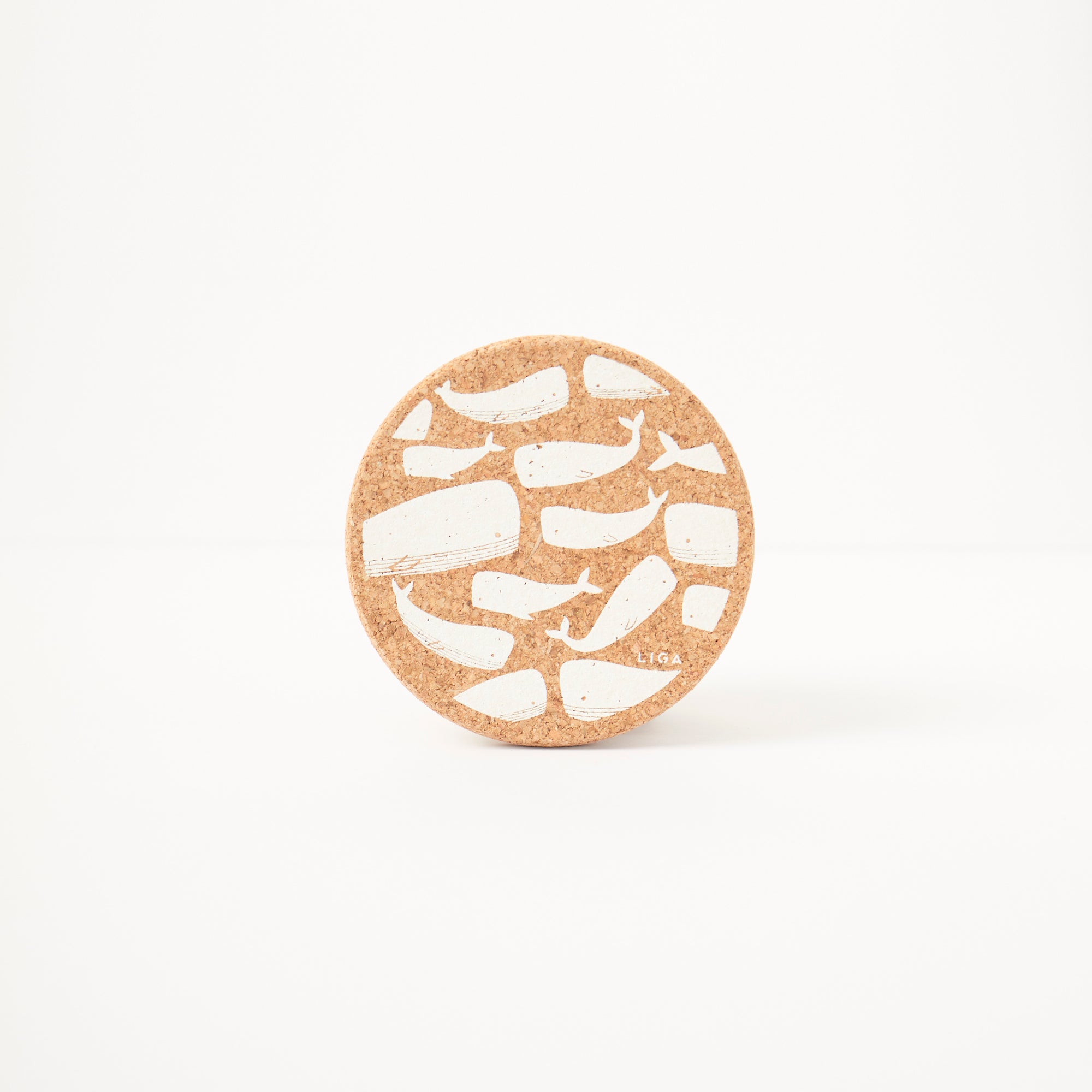 Cork Coaster | Whale