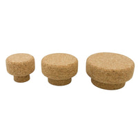 Sustainable Cork Knobs for doors, draws and coat hooks