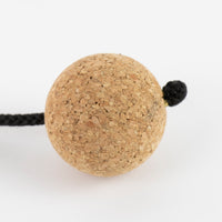 organic cork ball keyring