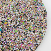 Recycled Beach Clean round placemat set of 4