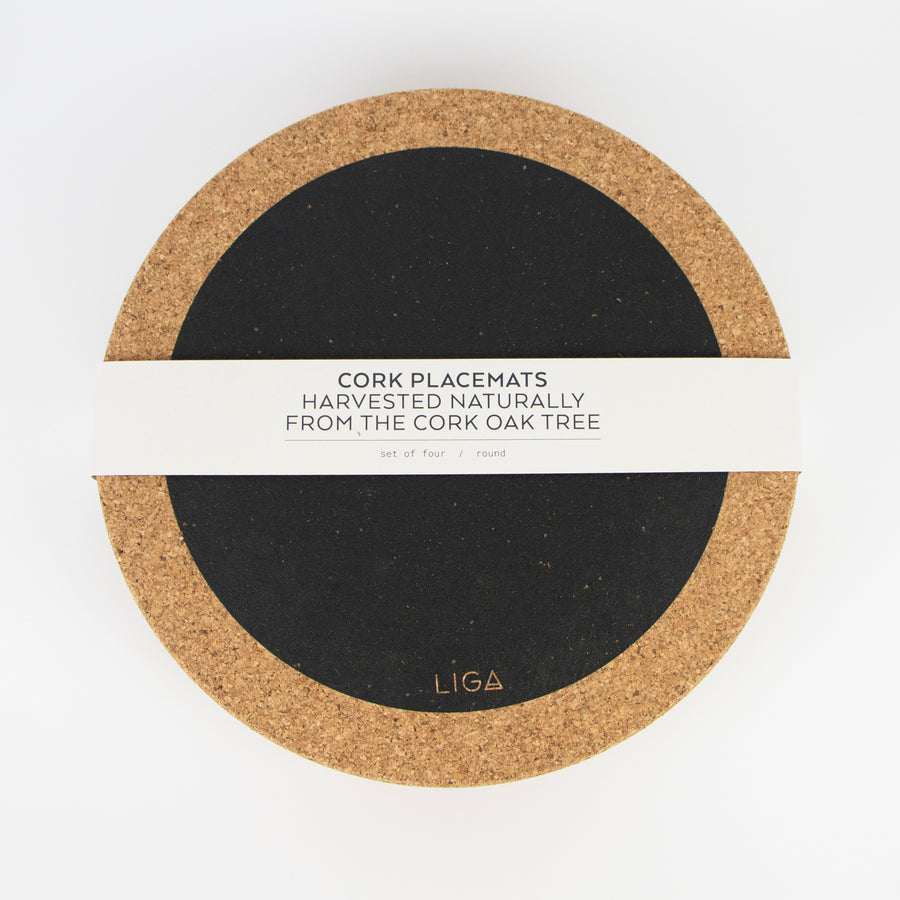 Cork Placemats | Black Hole