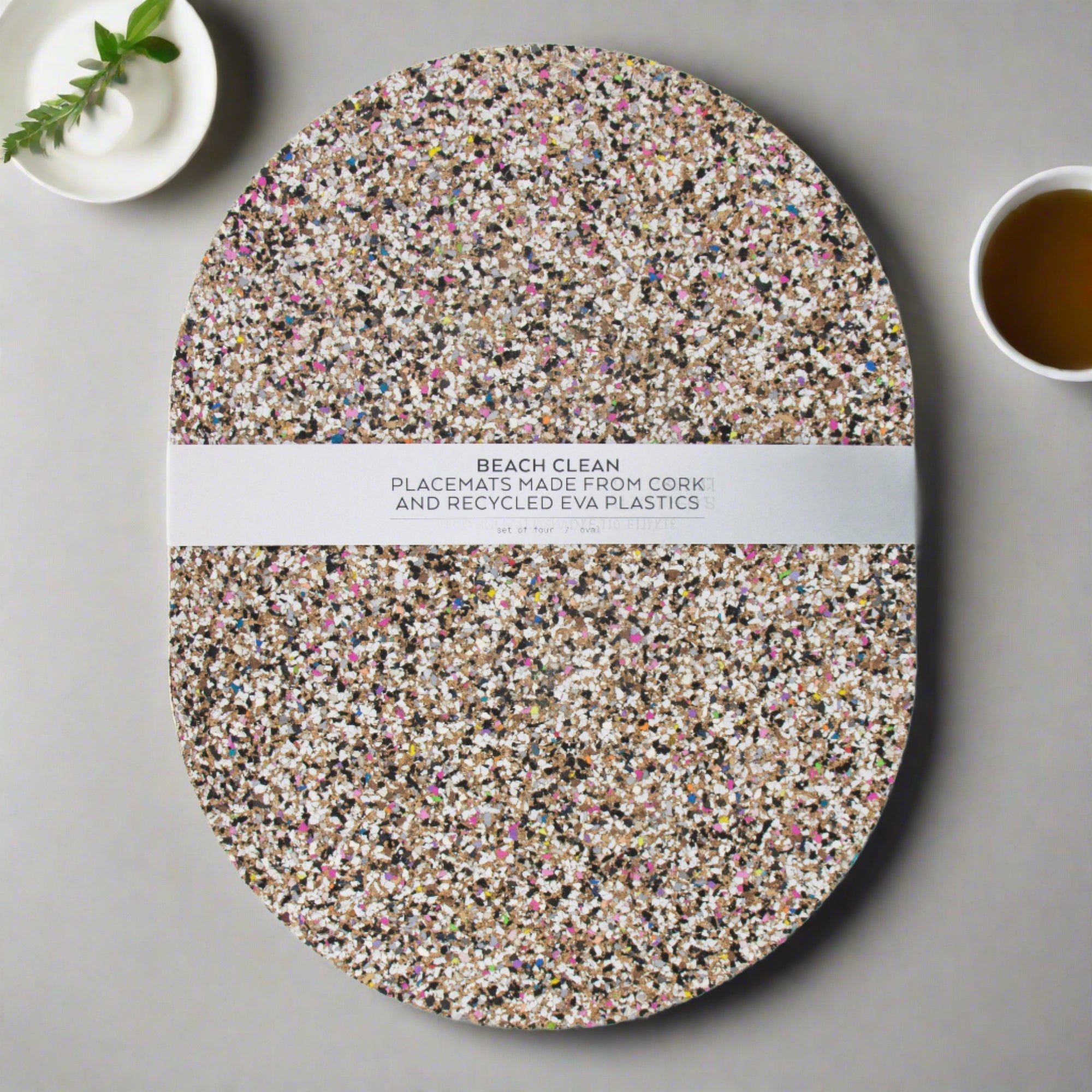 Beach Clean oval placemat in wrap
