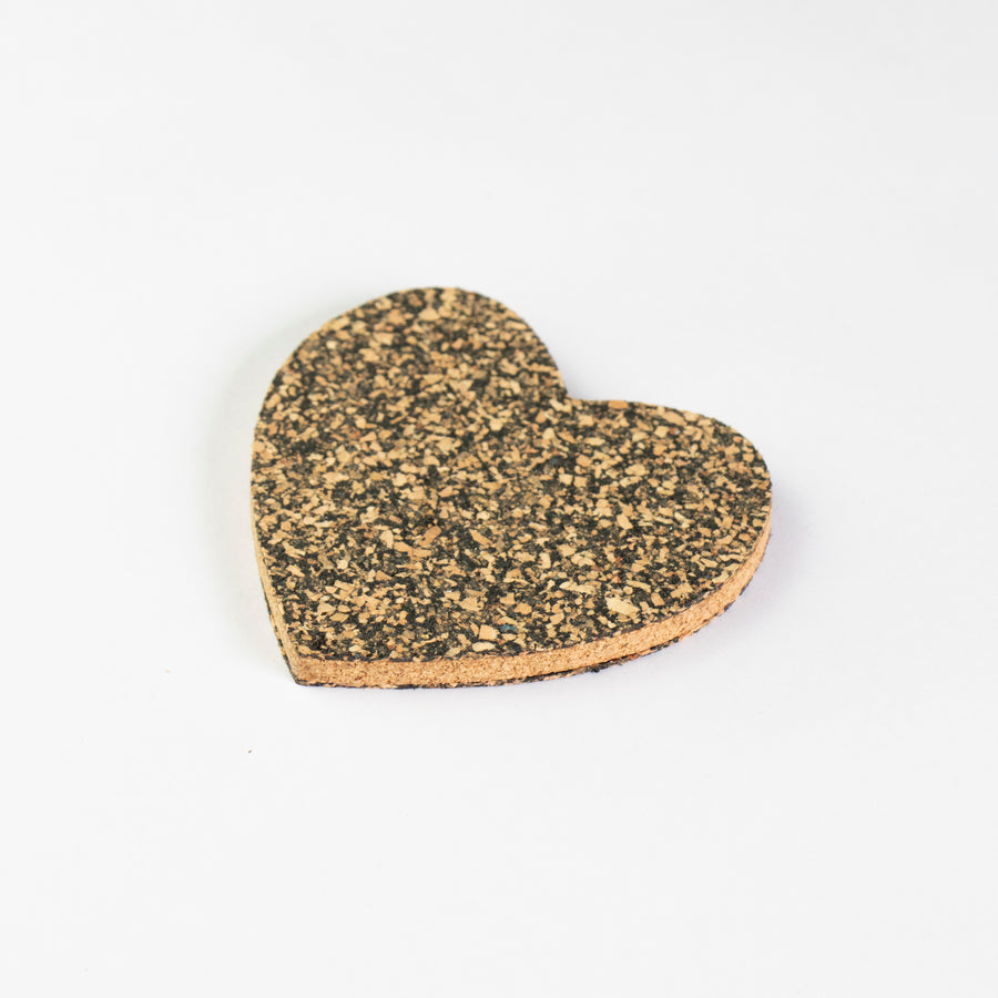 Dash cork heart magnet