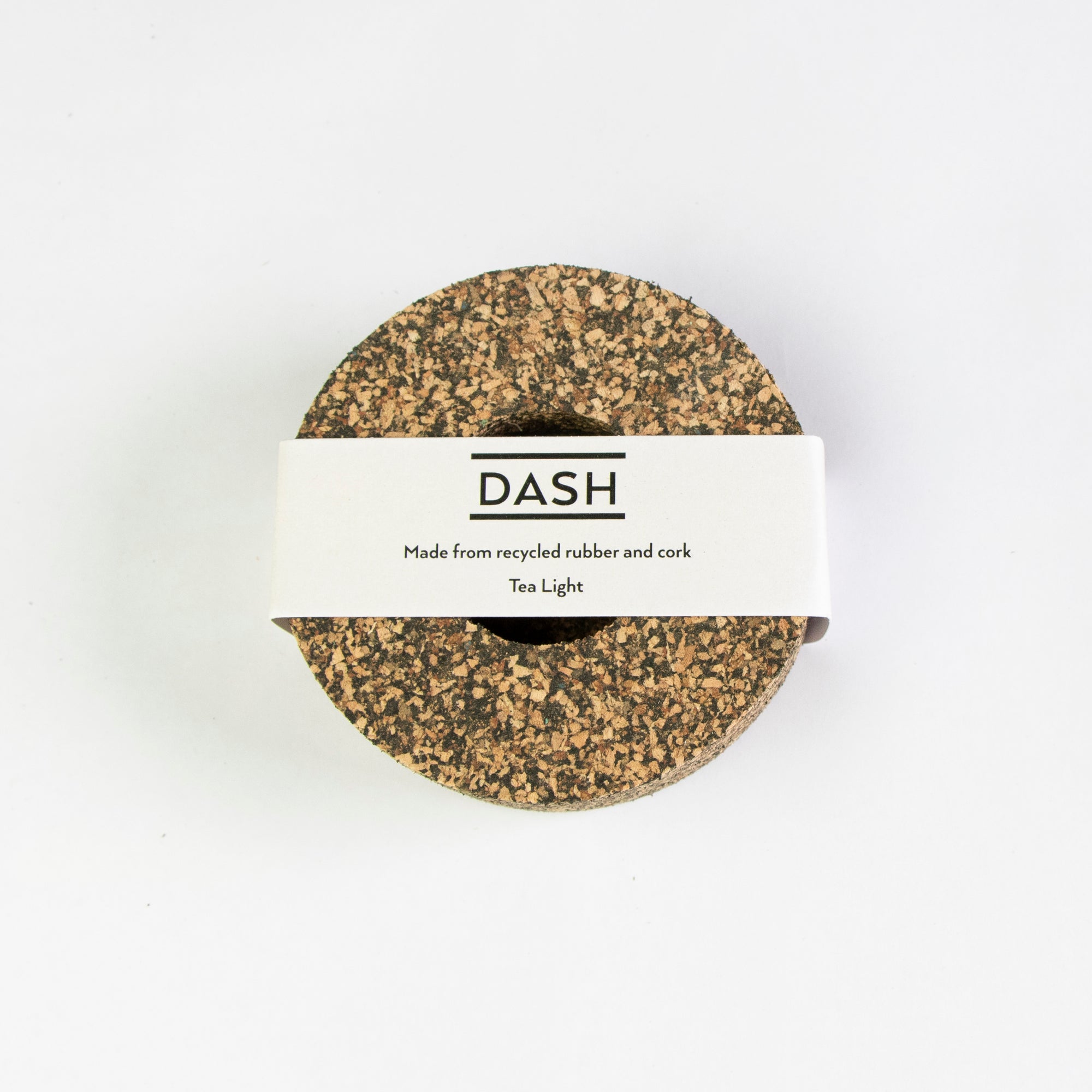 Eco friendly dash cork tea light holder