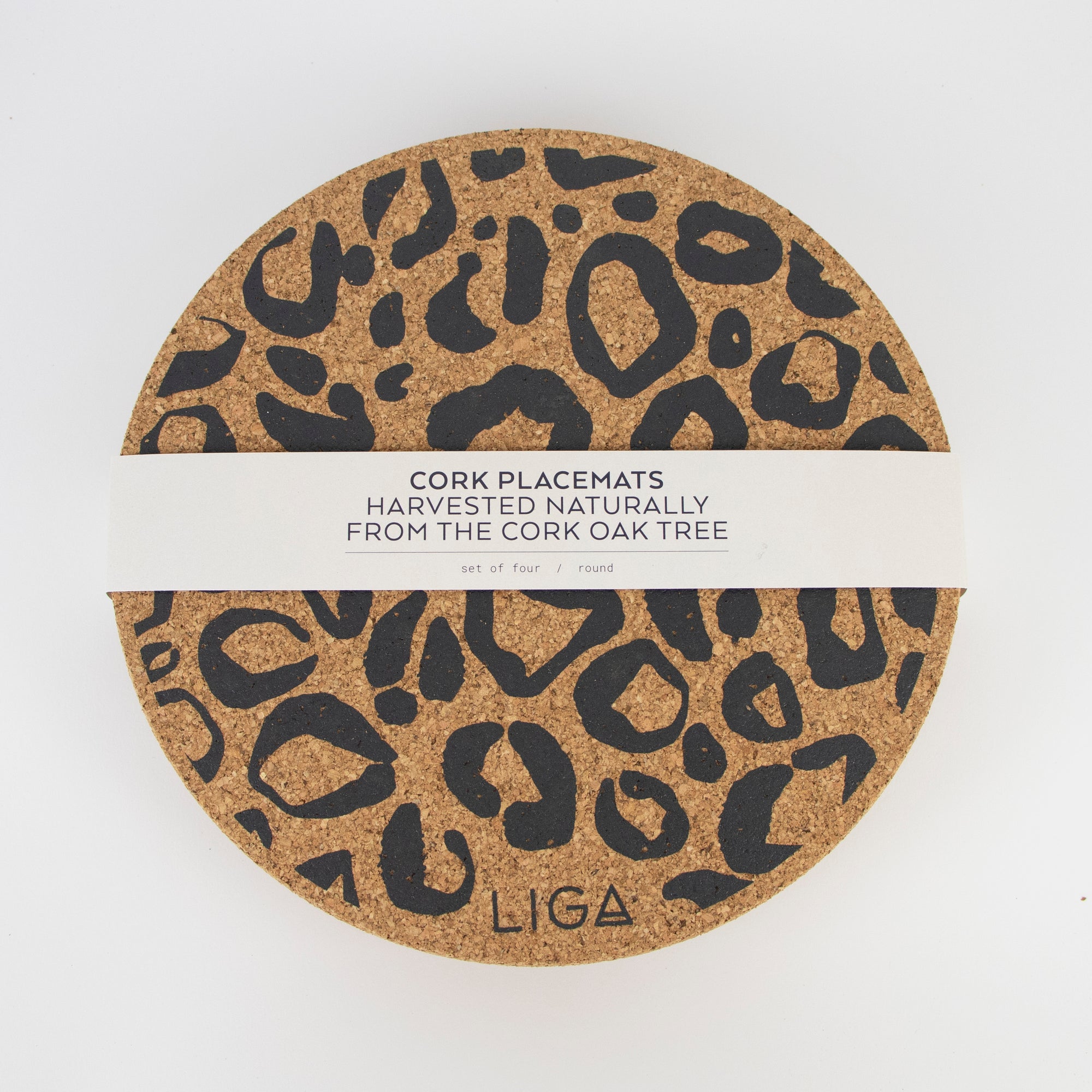 Cork Placemats | Leopard Print