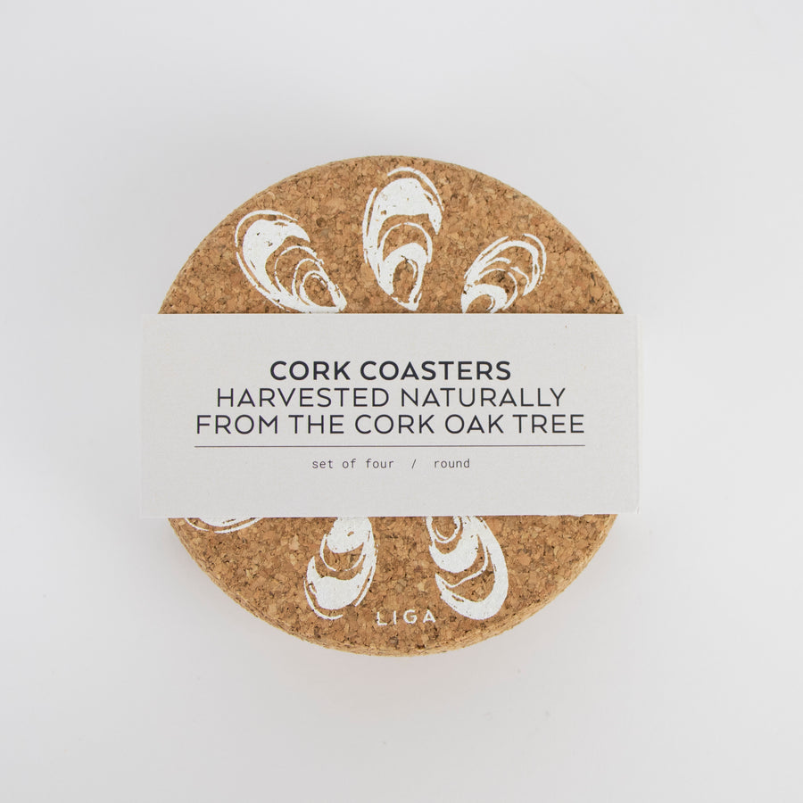 Cork Coasters | Oyster