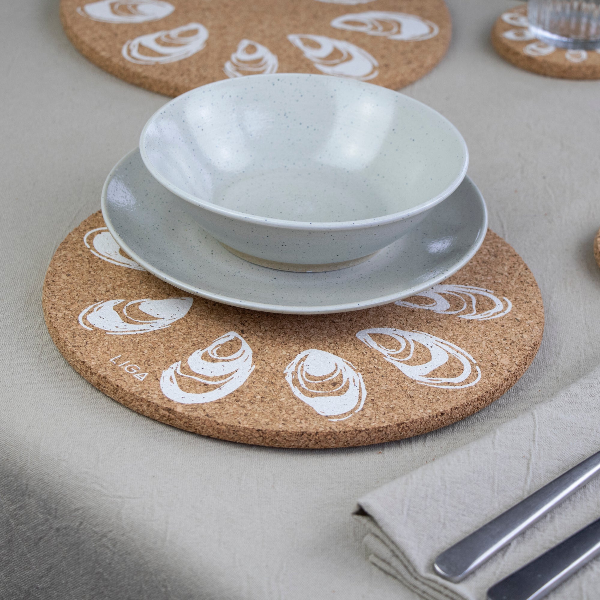 Cork Placemats | Oyster