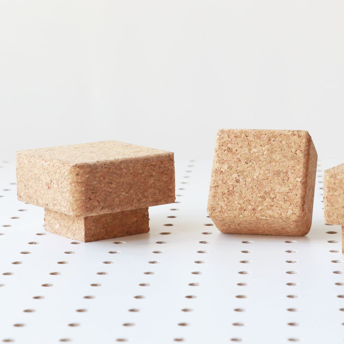 Organic Cork Knob | Large Square