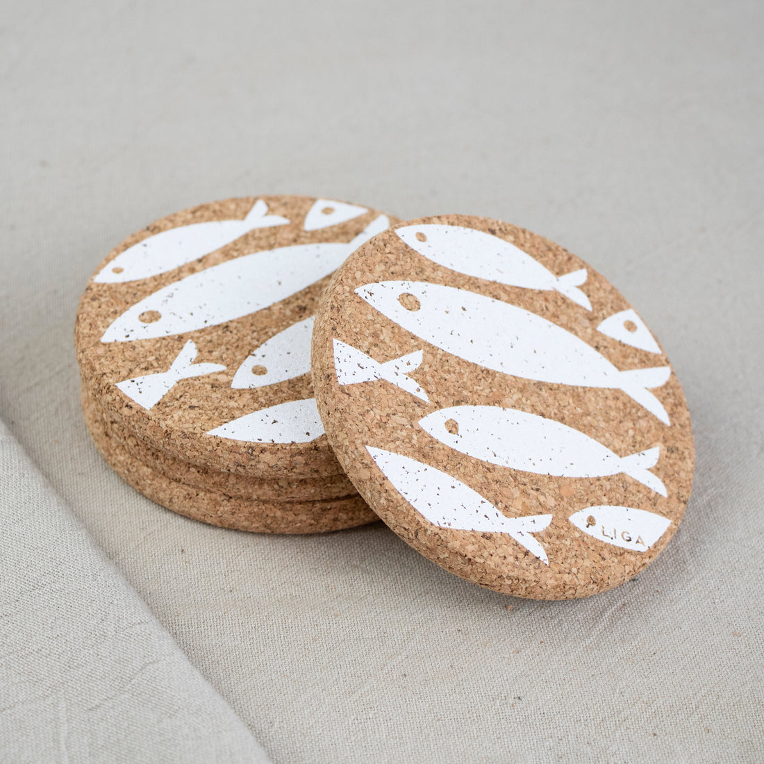 Cork Coasters | Fish