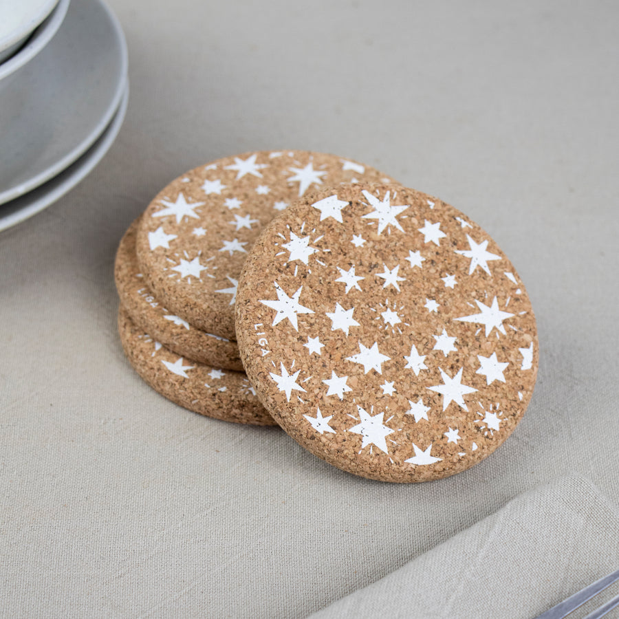 Cork Coasters | Stars