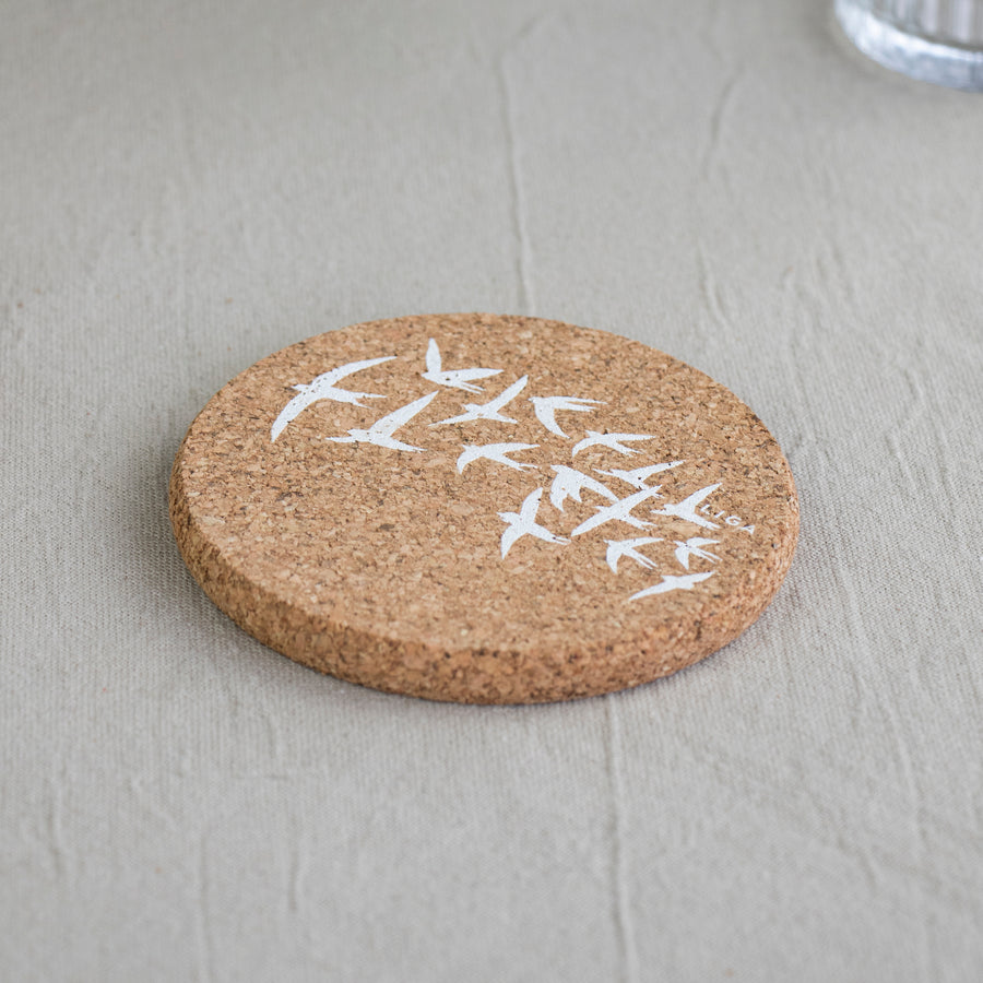 Cork Coasters | Swallows