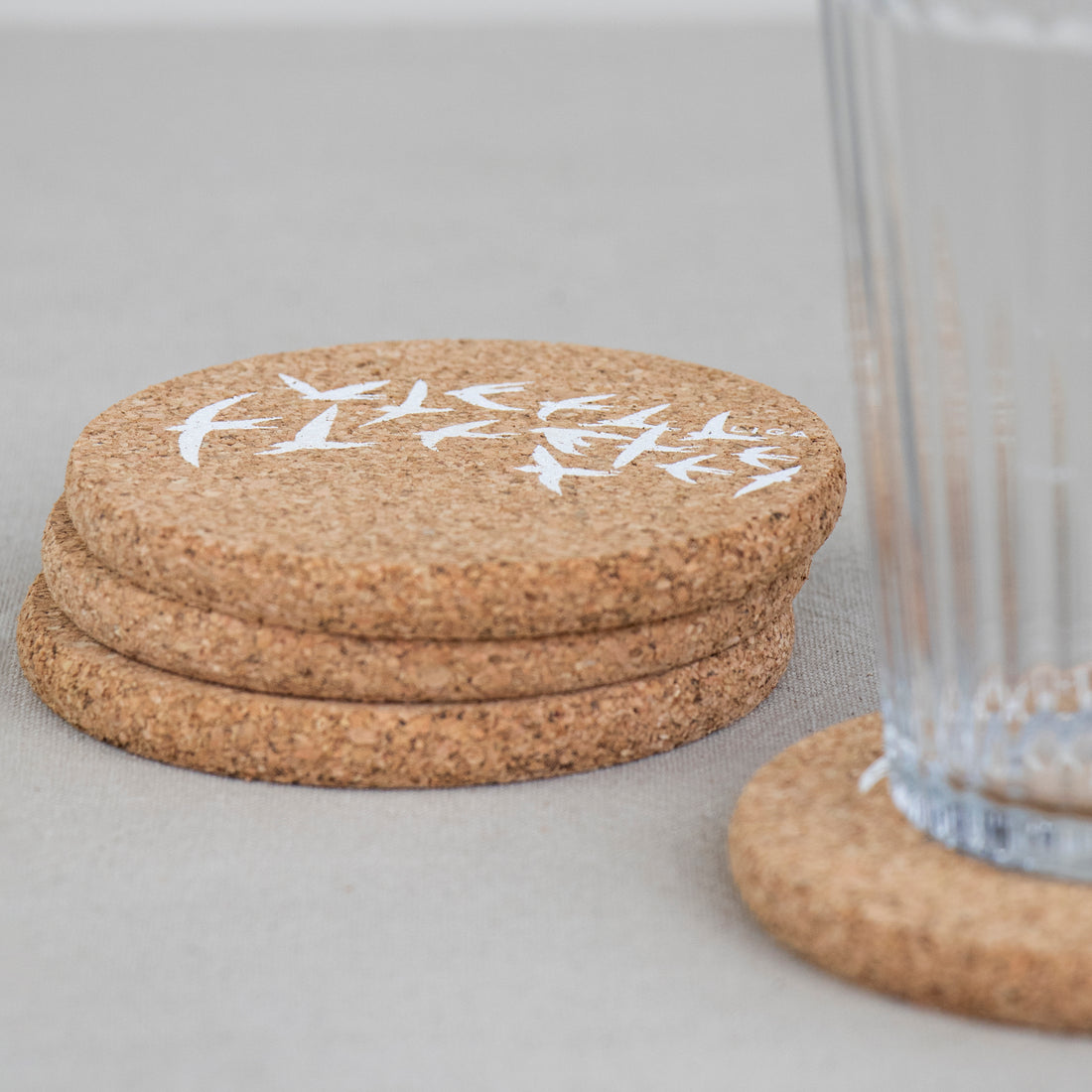 Cork Coasters | Swallows