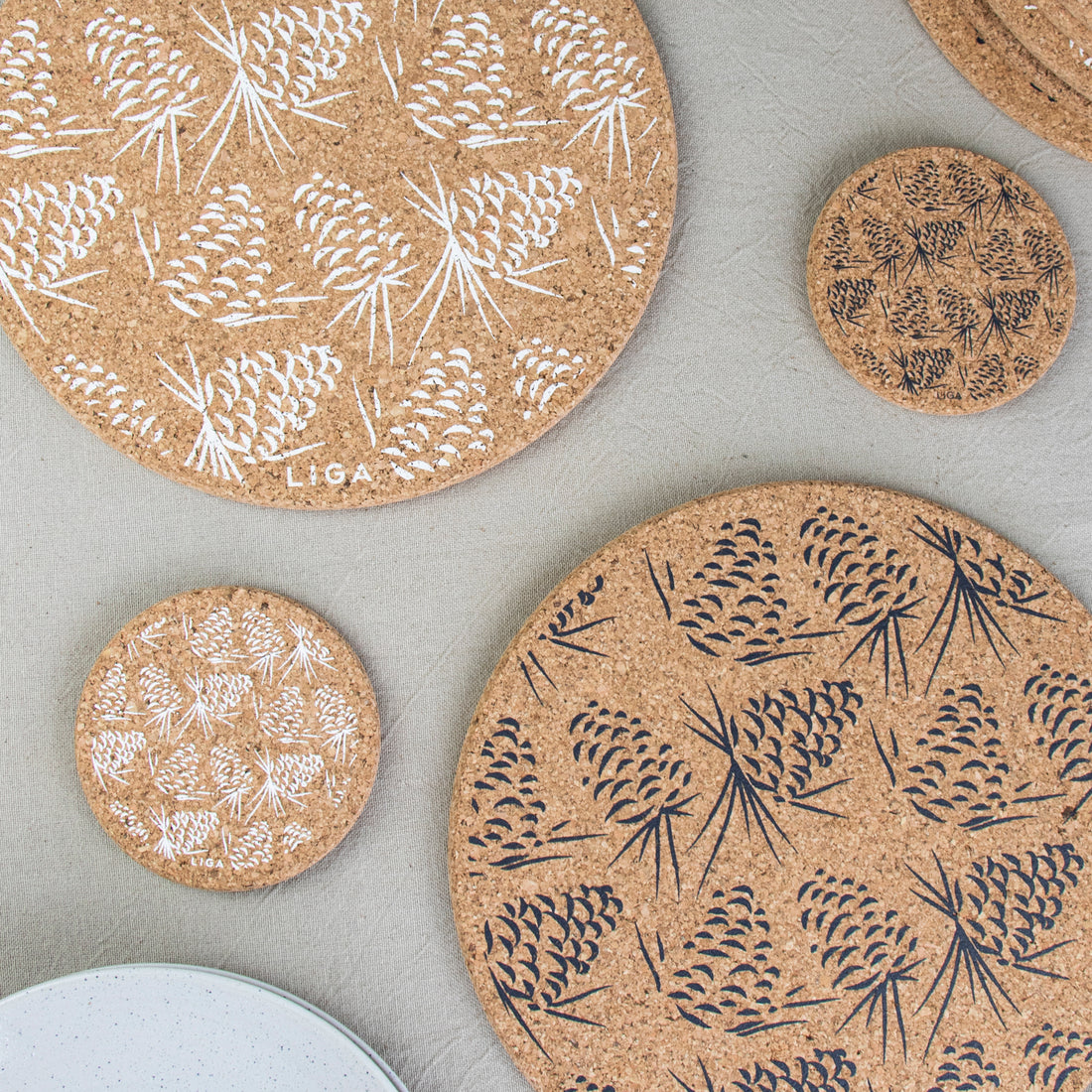 Cork Placemats | Pinecone