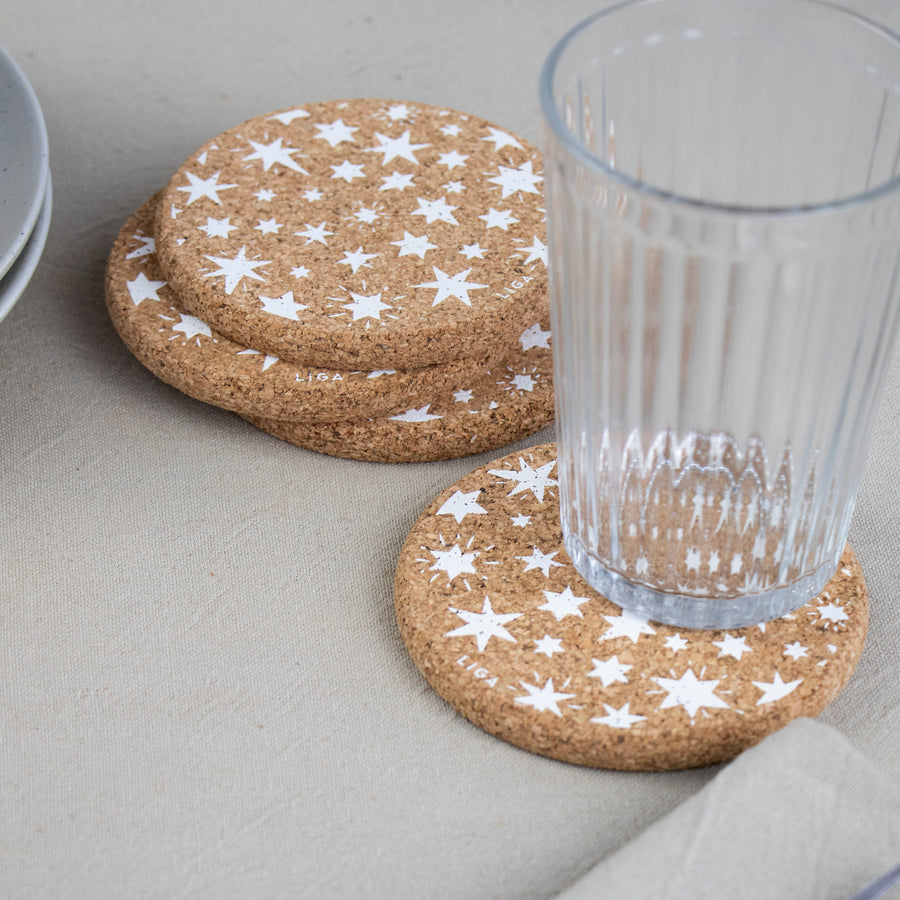 Cork Coasters | Stars