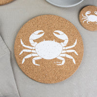 Cork Placemats | Crab