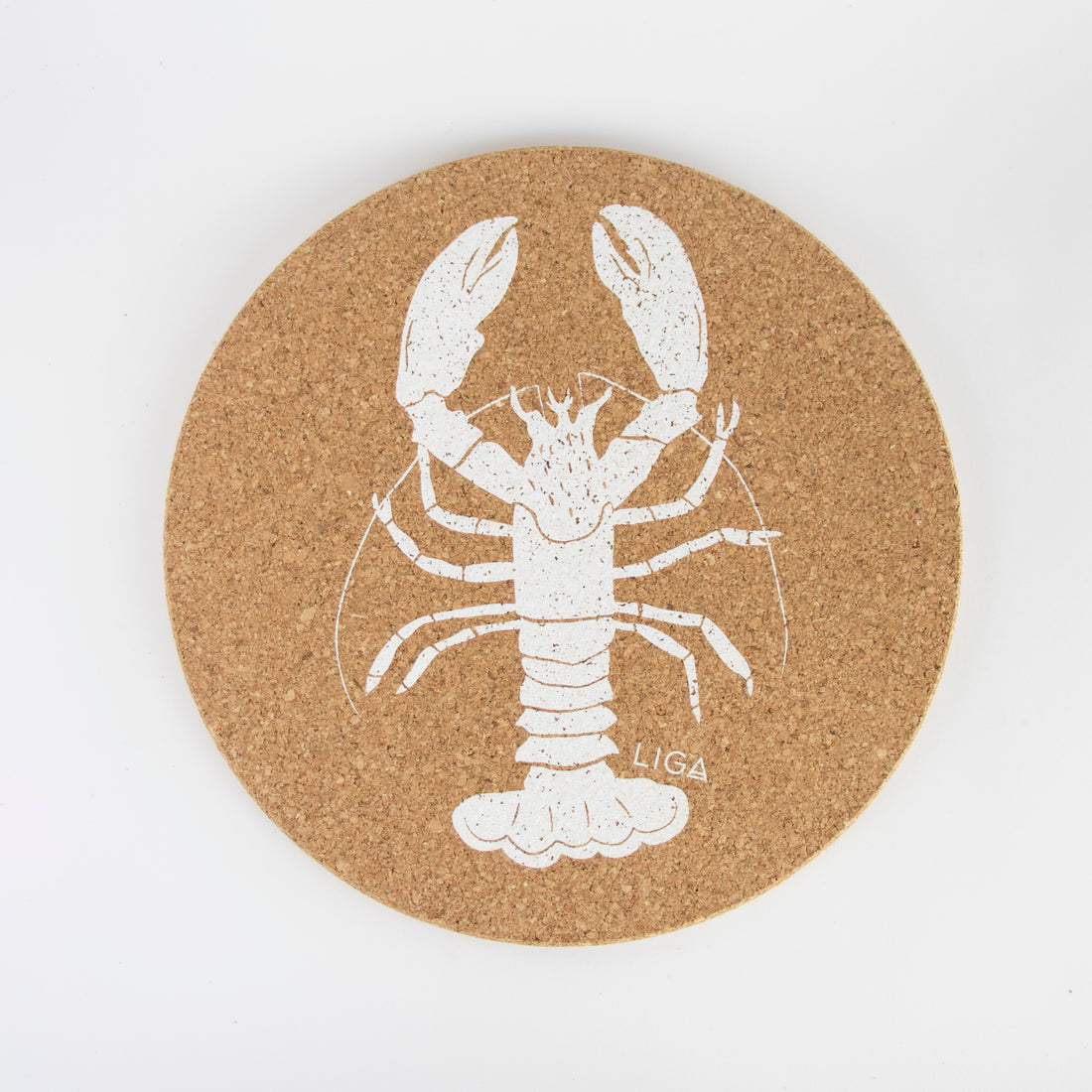 Eco friendly cork placemats + coasters. Lobster design