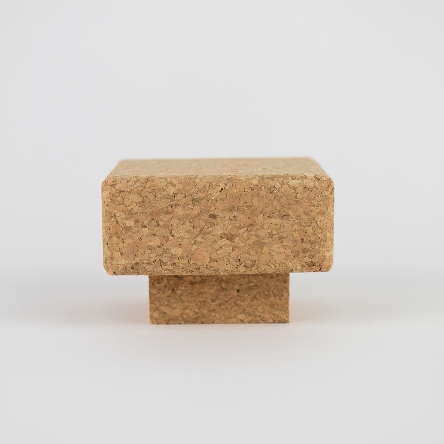 Organic Cork Knob | Medium Square