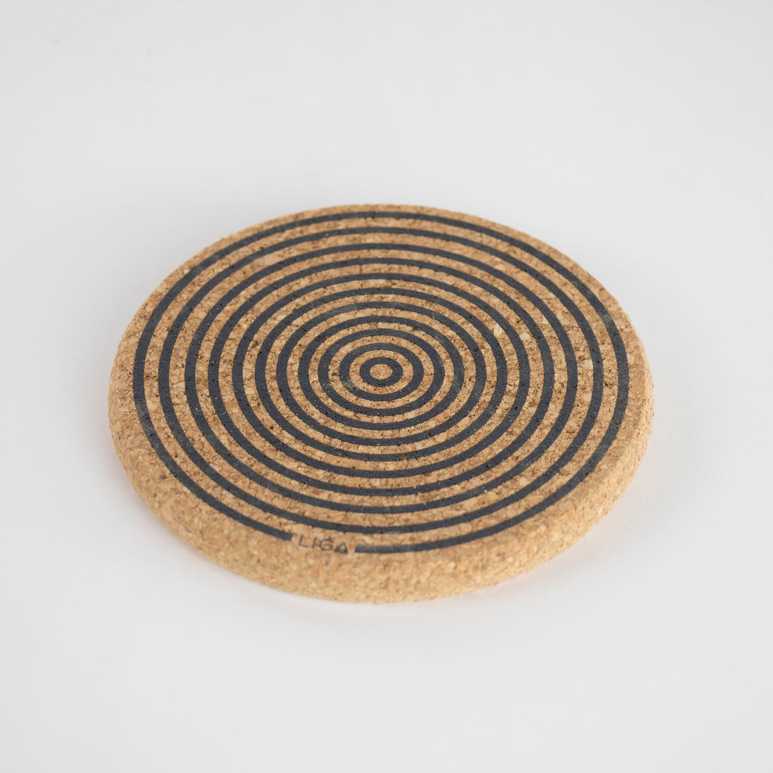 Eco friendly cork placemats + coasters. Orbit design