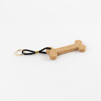 Eco cork Dog Bone Keyring