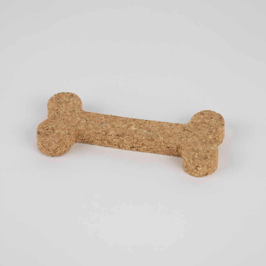 Eco cork Dog Bone Magnet