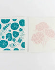 100% compostable dishcloths. Wild Swimmers & Hydrangea