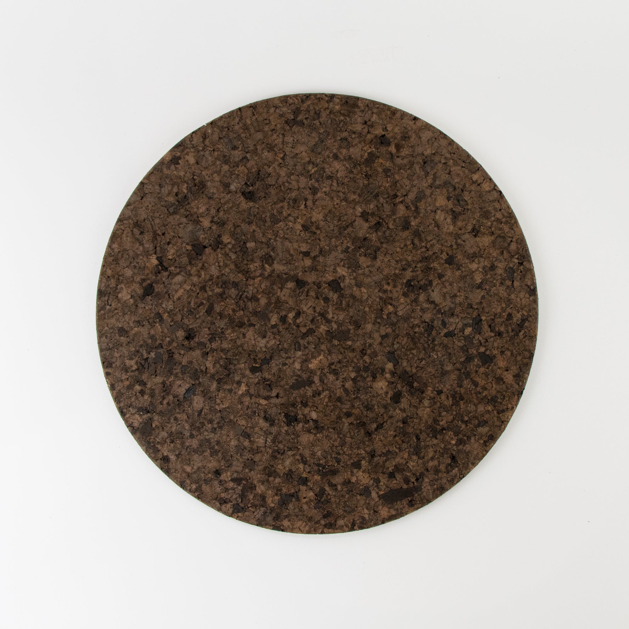 eco friendly Smoked Cork Round Placemat 