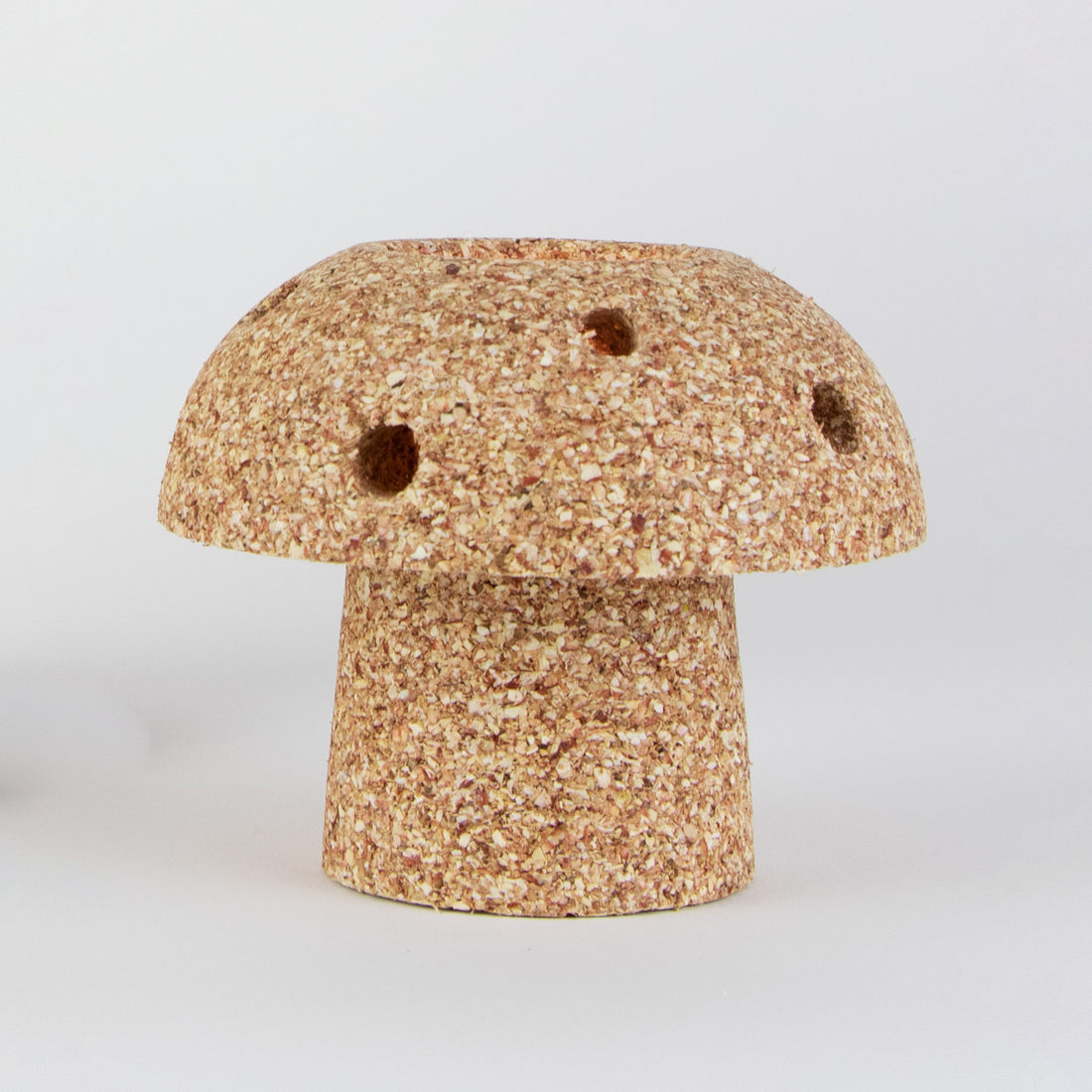Corn Cob Mushroom Tea Light Holder