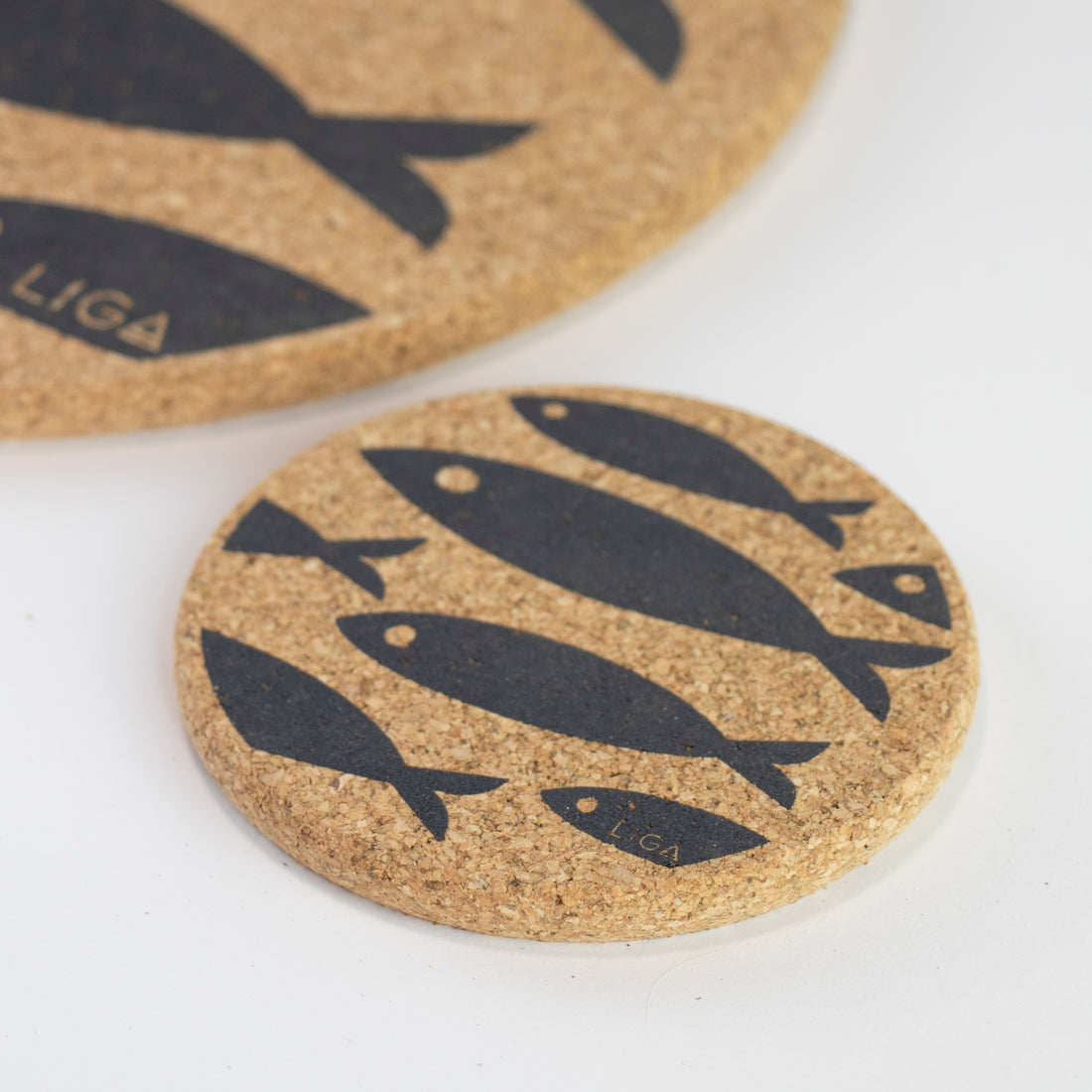 LIGA Cork Coasters | Fish – Loveliga.com