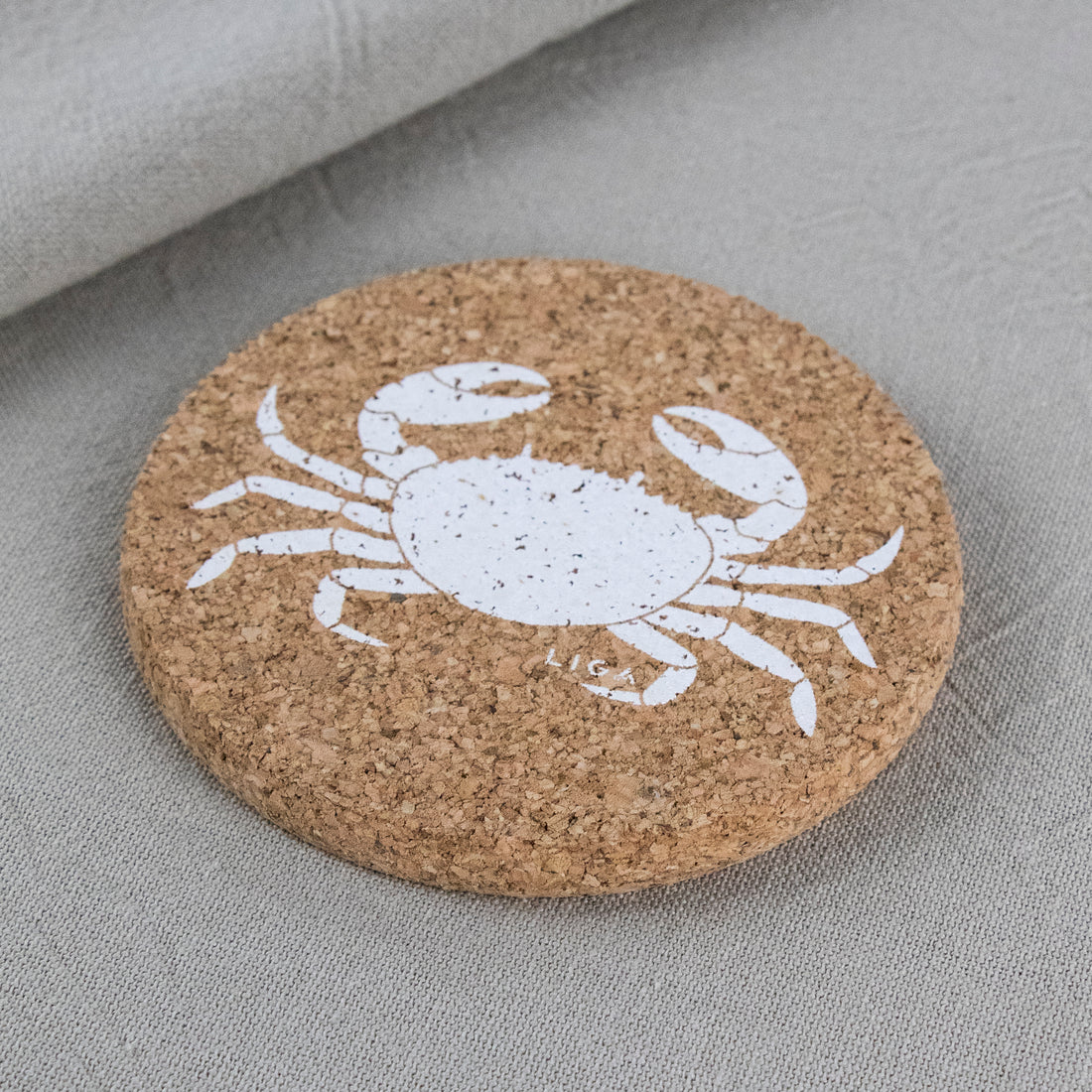 Cork Coasters | Crab