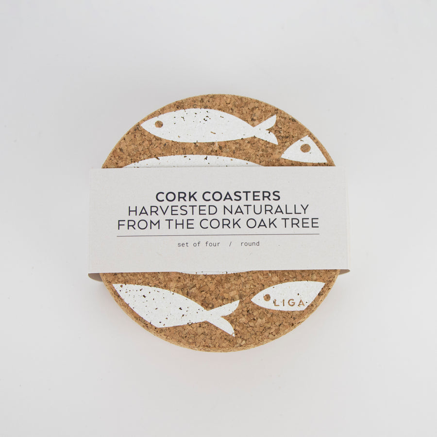 Cork Coasters | Fish