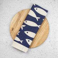 Organic Tea Towel | Fish In The Sea