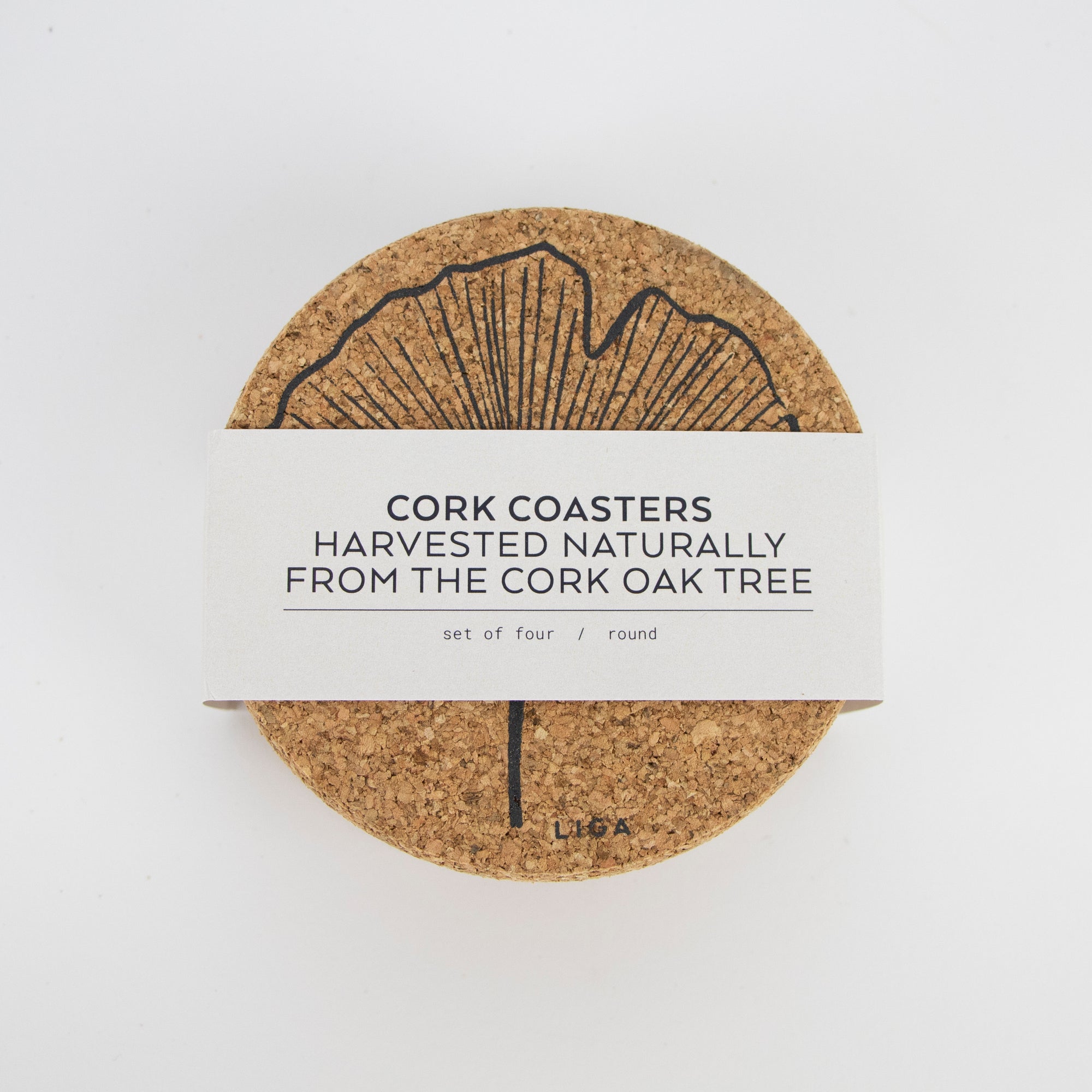 Cork Coasters | Ginkgo