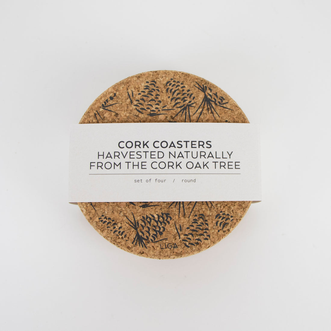 Cork Coasters | Pinecone