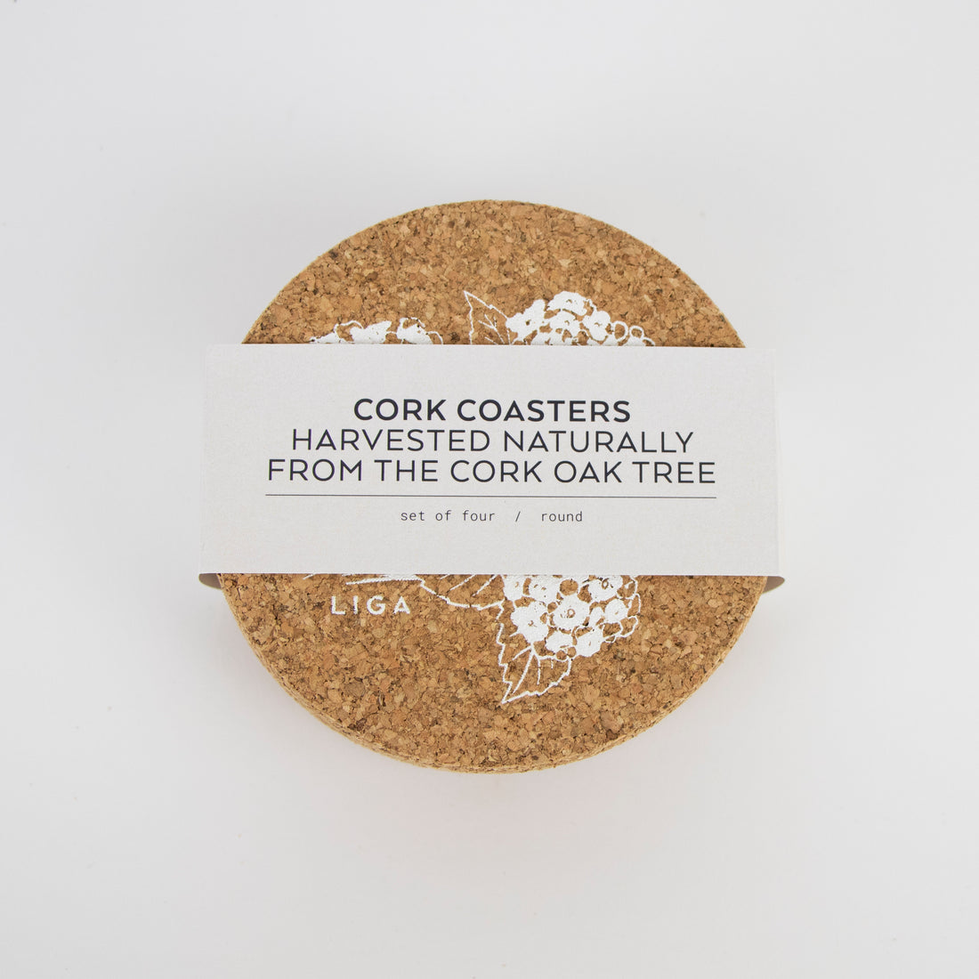 Cork Coasters | Hydrangea