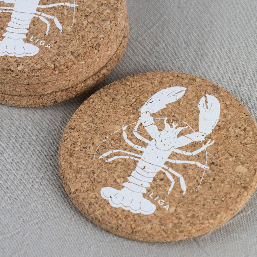Cork Coasters | Lobster