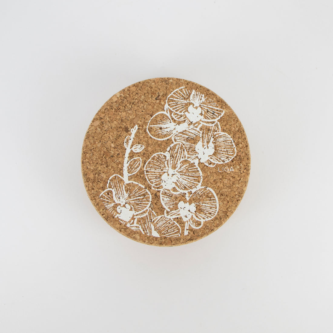Cork Coasters | Orchid