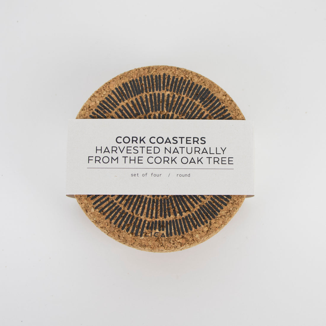 Cork Coasters | Sandy Lines