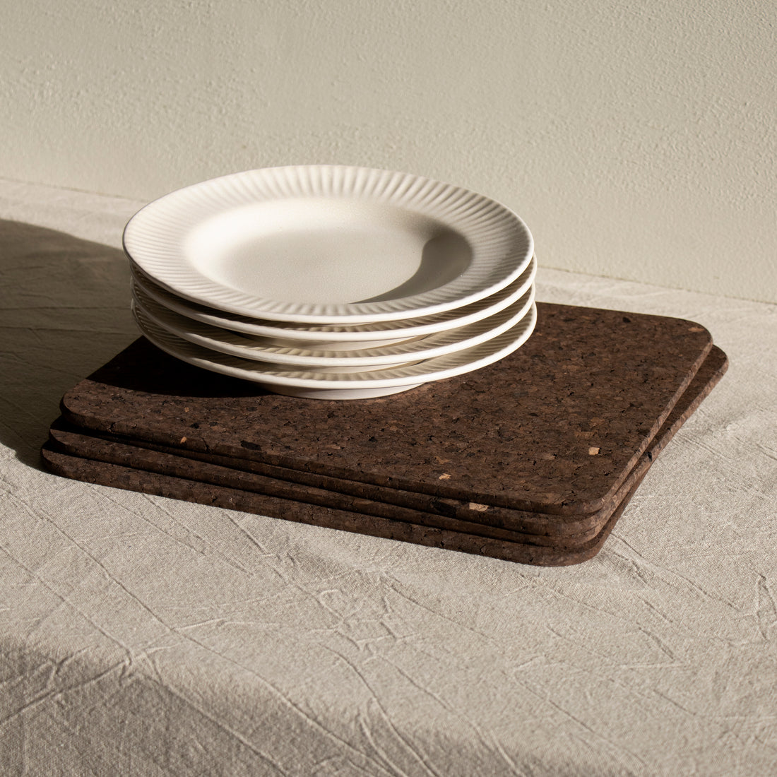 Smoked Cork Placemats | Rectangle