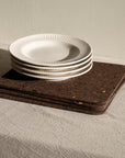 Smoked Cork Placemats | Rectangle Set of 4