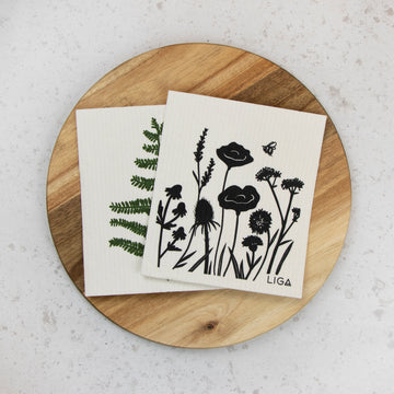 Eco Dishcloths | Wildflower & Fern